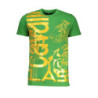 CAVALLI CLASS GREEN MEN'S SHORT SLEEVED T-SHIRT