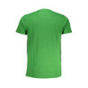 CAVALLI CLASS GREEN MEN'S SHORT SLEEVED T-SHIRT