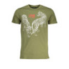CAVALLI CLASS GREEN MEN'S SHORT SLEEVED T-SHIRT