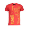 CAVALLI T-SHIRT MANCHES COURTES HOMME CLASS ROUGE