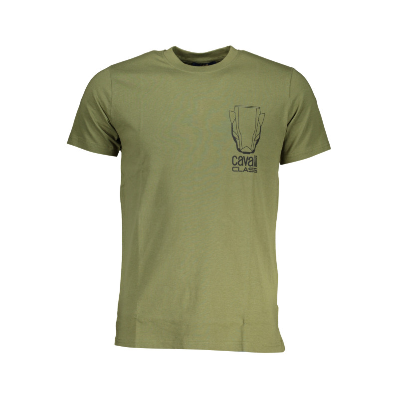T-SHIRT MANCHES COURTES HOMME CAVALLI CLASS VERT