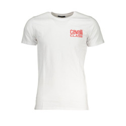 T-SHIRT MANCHES COURTES HOMME CAVALLI CLASS BLANC