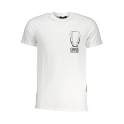 T-SHIRT MANCHES COURTES HOMME CAVALLI CLASS BLANC