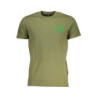 CAVALLI CLASS GREEN MEN'S SHORT SLEEVED T-SHIRT