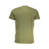CAVALLI CLASS GREEN MEN'S SHORT SLEEVED T-SHIRT