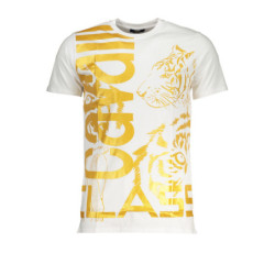 CAVALLI CLASS MEN'S SHORT SLEEVED T-SHIRT WHITE
