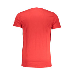 CAVALLI T-SHIRT MANCHES COURTES HOMME CLASS ROUGE
