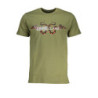 CAVALLI CLASS GREEN MEN'S SHORT SLEEVED T-SHIRT