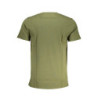 CAVALLI CLASS GREEN MEN'S SHORT SLEEVED T-SHIRT
