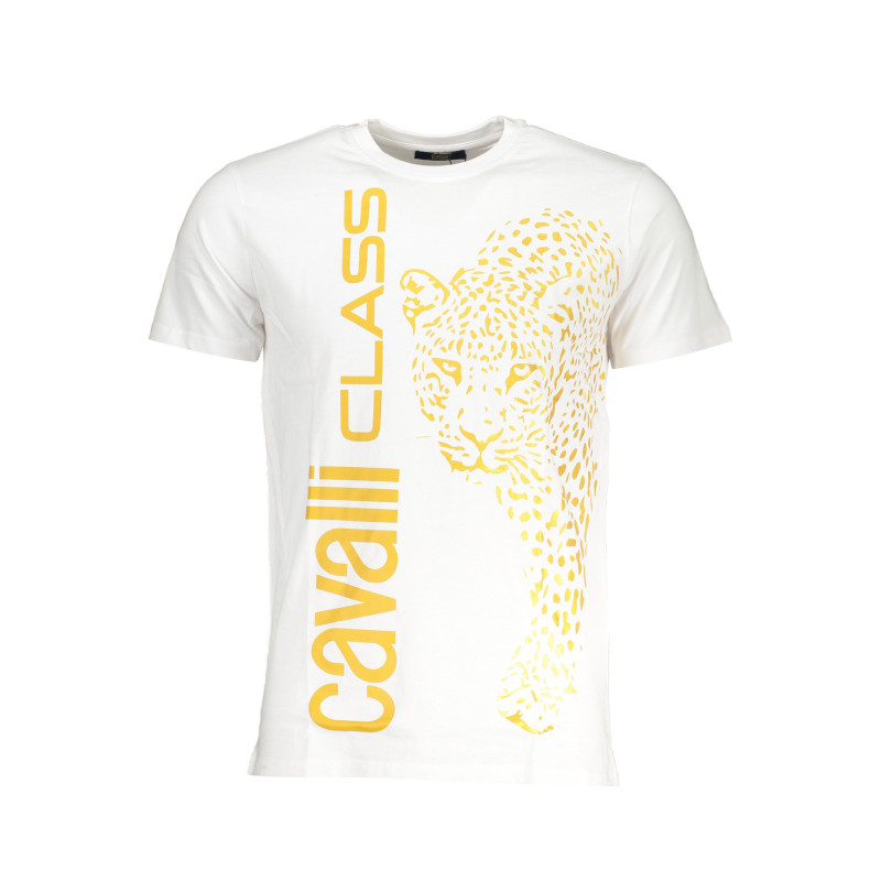 T-SHIRT MANCHES COURTES HOMME CAVALLI CLASS BLANC