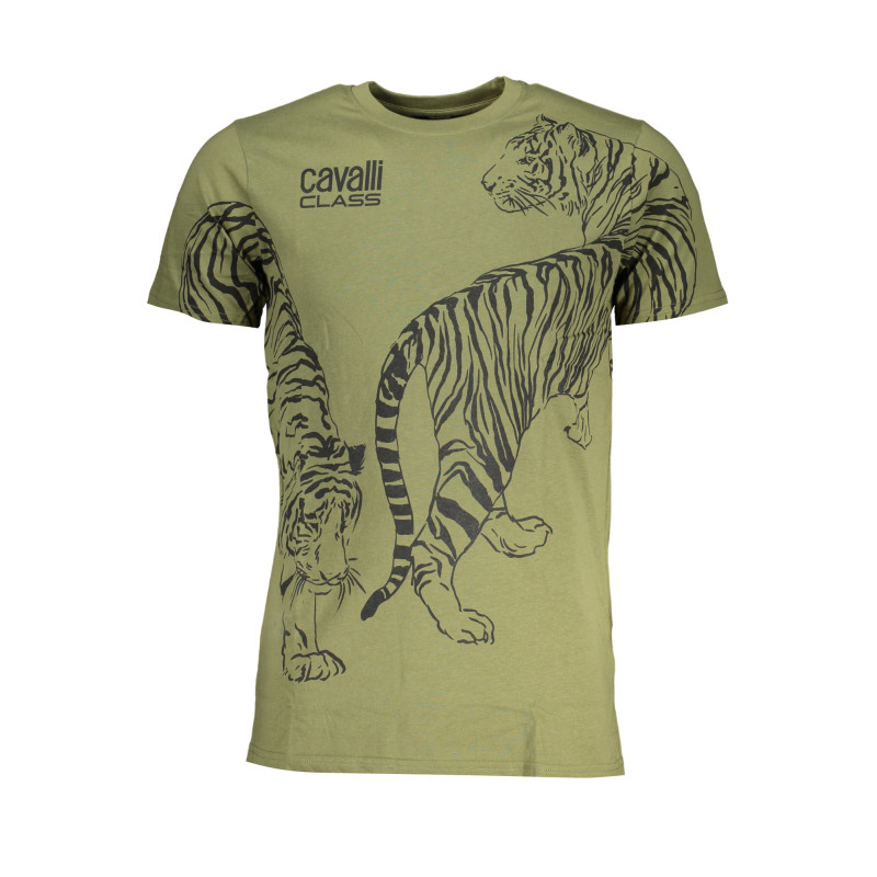 T-SHIRT MANCHES COURTES HOMME CAVALLI CLASS VERT
