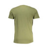 CAVALLI CLASS GREEN MEN'S SHORT SLEEVED T-SHIRT