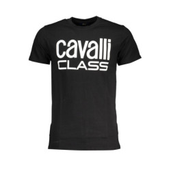 T-SHIRT À MANCHES COURTES HOMME CAVALLI CLASS NOIR