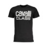 CAVALLI CLASS MEN'S SHORT SLEEVE T-SHIRT BLACK