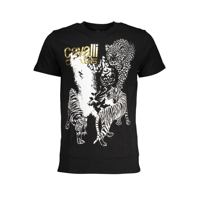 T-SHIRT À MANCHES COURTES HOMME CAVALLI CLASS NOIR