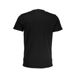 CAVALLI CLASS MEN'S SHORT SLEEVE T-SHIRT BLACK