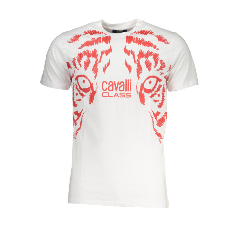 T-SHIRT MANCHES COURTES HOMME CAVALLI CLASS BLANC