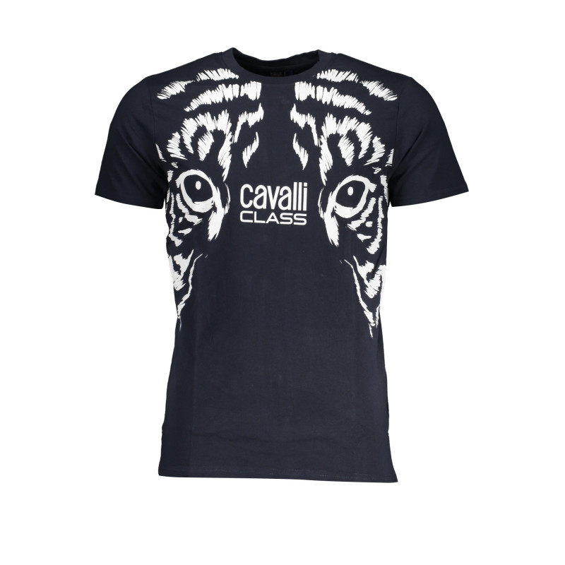 T-SHIRT MANCHES COURTES HOMME CAVALLI CLASS BLEU