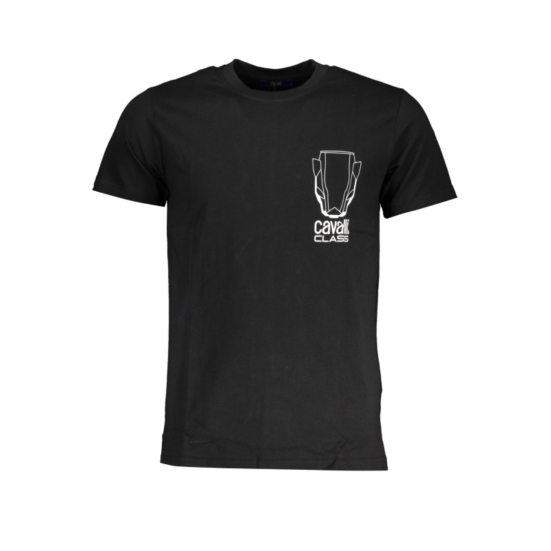 CAVALLI CLASS MEN'S SHORT SLEEVE T-SHIRT BLACK