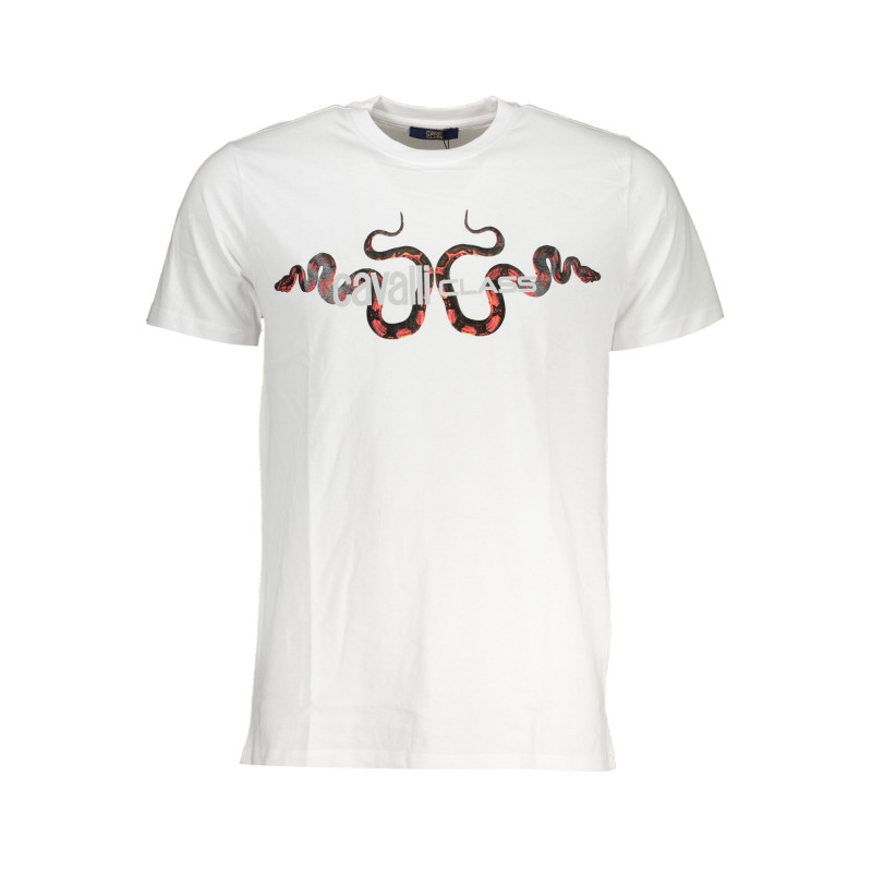T-SHIRT MANCHES COURTES HOMME CAVALLI CLASS BLANC