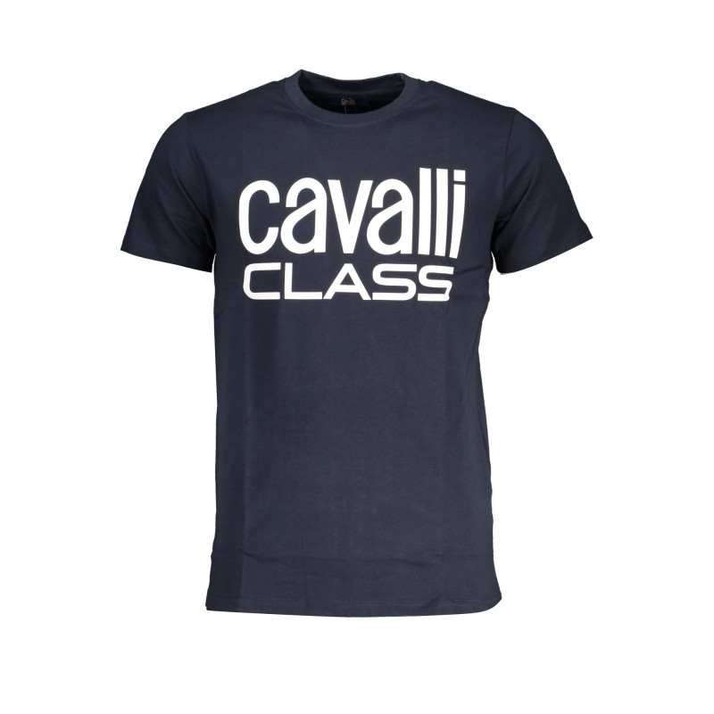 T-SHIRT MANCHES COURTES HOMME CAVALLI CLASS BLEU