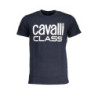 CAVALLI CLASS MEN'S SHORT SLEEVED T-SHIRT BLUE