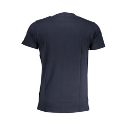 CAVALLI CLASS MEN'S SHORT SLEEVED T-SHIRT BLUE