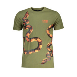 T-SHIRT MANCHES COURTES HOMME CAVALLI CLASS VERT