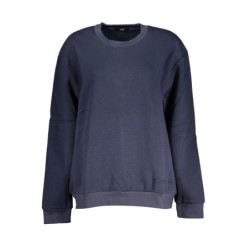 CAVALLI SWEAT-SHIRT SANS FERMETURE FEMME CLASS BLEU