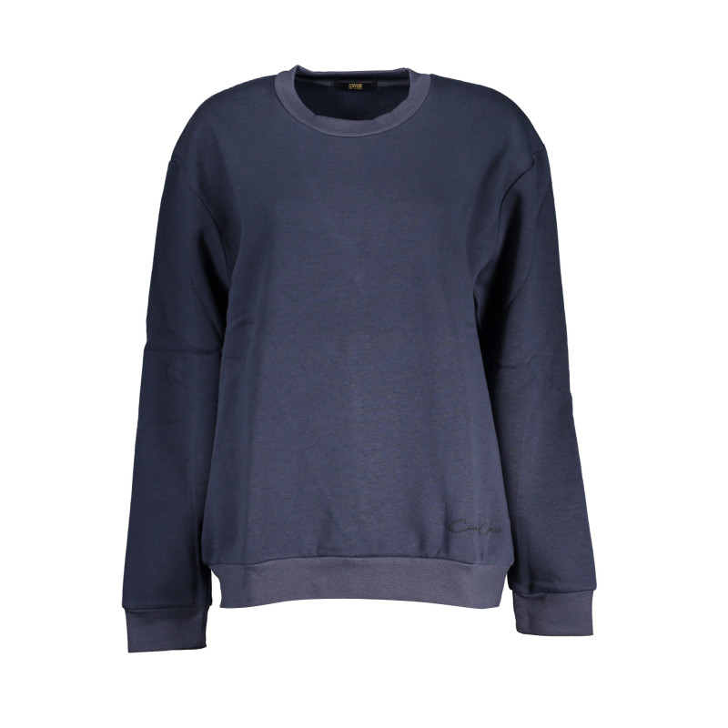 CAVALLI CLASS WOMEN'S ZIPLESS SWEATSHIRT BLUE