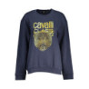 CAVALLI CLASS WOMEN'S ZIPLESS SWEATSHIRT BLUE