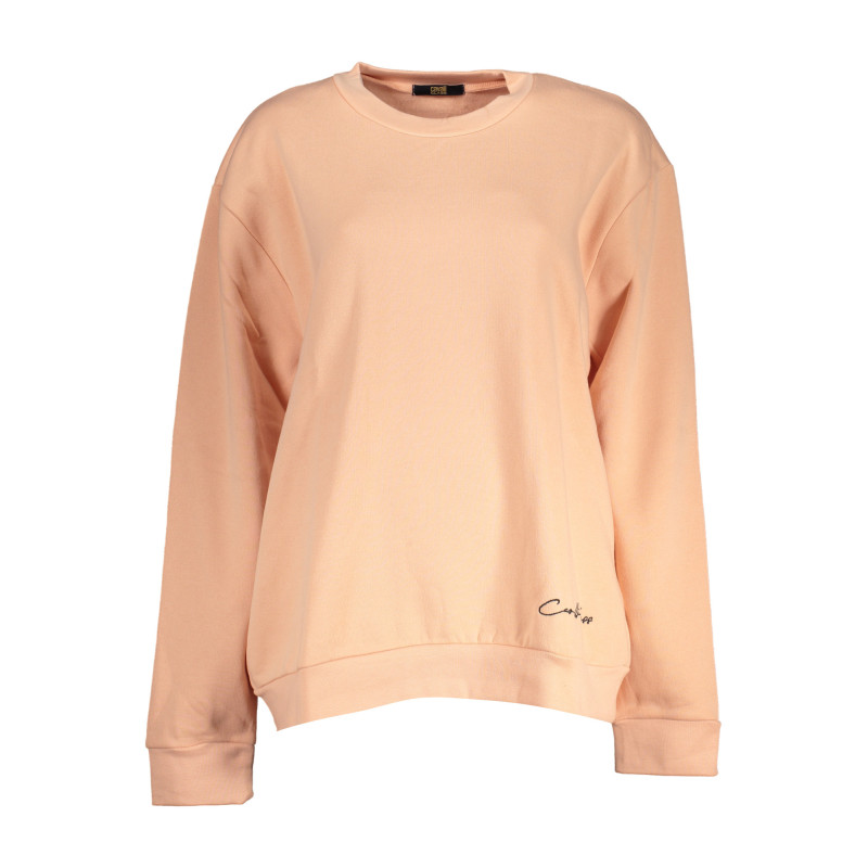 SWEAT-SHIRT FEMME CAVALLI CLASS ROSE SANS ZIP