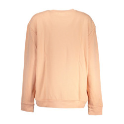 CAVALLI CLASS WOMEN'S PINK SWEATSHIRT WITHOUT ZIP