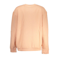 CAVALLI CLASS WOMEN'S PINK SWEATSHIRT WITHOUT ZIP