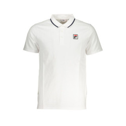 FILA POLO BLANC MANCHES COURTES HOMME