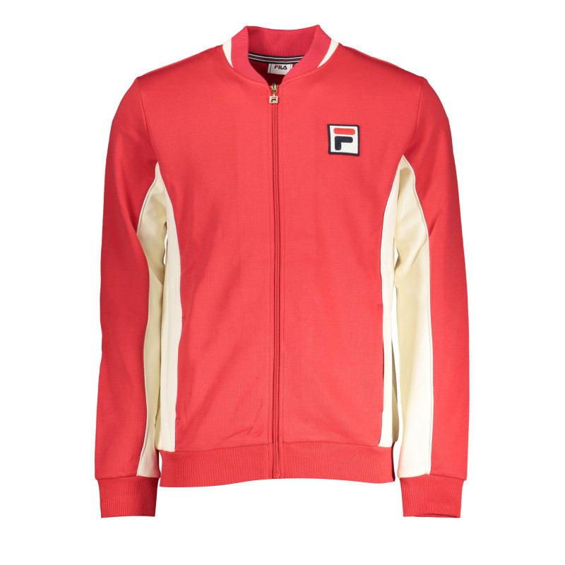 FILA SWEAT-SHIRT ZIPPÉ ROUGE POUR HOMMES