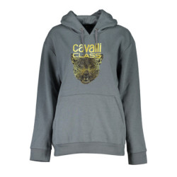 SWEAT-SHIRT SANS FERMETURE ÉCLAIR GRIS POUR FEMME CAVALLI CLASS