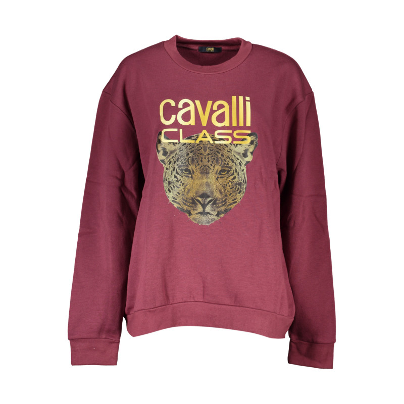 CAVALLI CLASS WOMEN'S SWEATSHIRT WITHOUT ZIP PURPLE