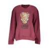 SWEAT-SHIRT FEMME CAVALLI CLASS SANS ZIP VIOLET
