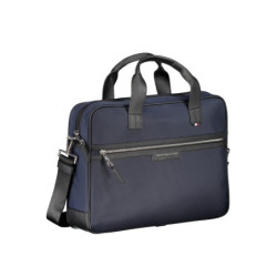 TOMMY HILFIGER BLUE MEN'S BRIEFCASE