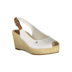 TOMMY HILFIGER WOMEN'S WHITE SANDAL FOOTWEAR