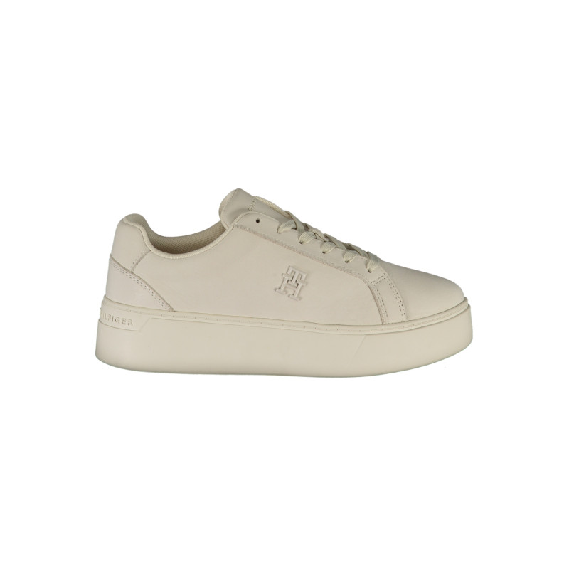TOMMY HILFIGER WHITE WOMEN'S SPORTS SHOES