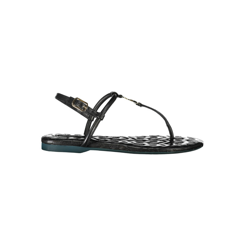 PATRIZIA PEPE BLACK WOMEN'S SANDAL FOOTWEAR
