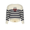 PULL GUESS JEANS BLANC FILLE