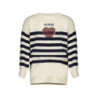 PULL GUESS JEANS BLANC FILLE