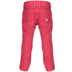 GUESS JEANS RED KIDS TROUSERS