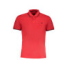 HARMONT & BLAINE MEN'S RED SHORT SLEEVE POLO SHIRT