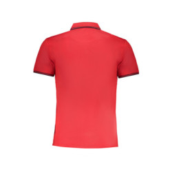 HARMONT & BLAINE MEN'S RED SHORT SLEEVE POLO SHIRT