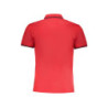 HARMONT & BLAINE MEN'S RED SHORT SLEEVE POLO SHIRT