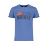 NORVÈGE 1963 T-SHIRT MANCHES COURTES HOMME BLEU